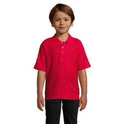 SUMMER II KIDS - Polo 170g - Kolor Czerwony