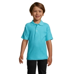 SUMMER II KIDS - Polo 170g - Kolor Niebieski Atol