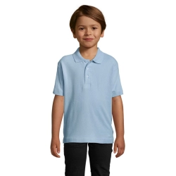 SUMMER II KIDS - Polo 170g - Kolor Sky Blue Pique