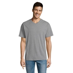 VICTORY - Męski T-SHIRT 150g - Kolor Szary Melanż