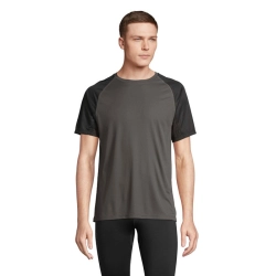 VORTEX - RAGLAN T-SHIRT - Kolor Black/Charcoal Grey