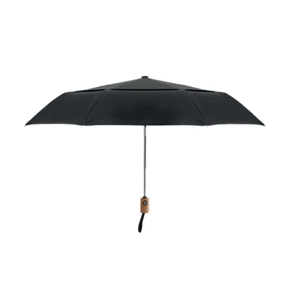 21-calowy składany parasol - DRIP - kolor czarny