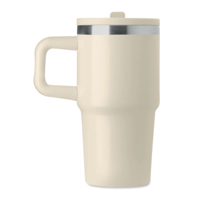 ALAND - Kubek dwuścienny 500 ml - Kolor Bezowy