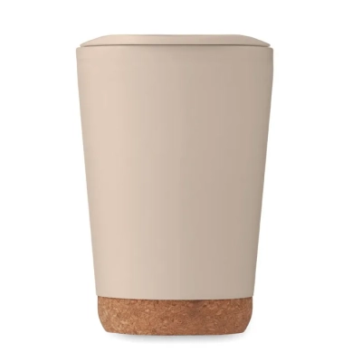 CO - Kubek dwuścienny 300 ml - Kolor Bezowy