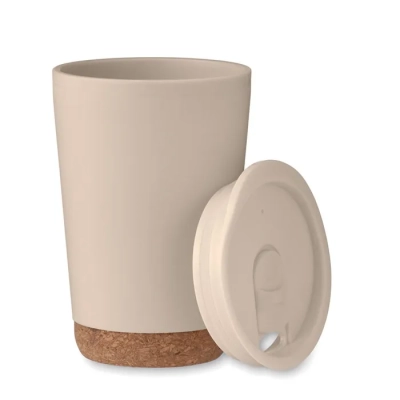 CO - Kubek dwuścienny 300 ml - Kolor Bezowy