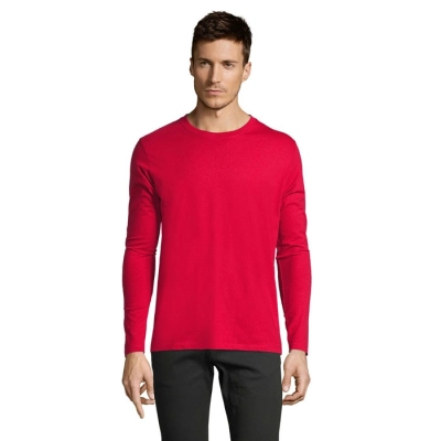 IMPERIAL LSL MEN - t-shirt 190g - Kolor Czerwony