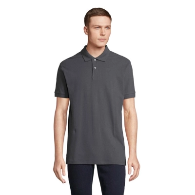 PACIFIC - MEN POLO - Kolor Mysi Szary