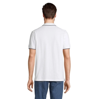 PALERMO - POLO SHIRT - Kolor White/French Navy