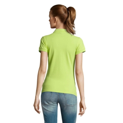 PASSION - Damskie POLO 170g - Kolor Apple Green