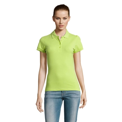 PASSION - Damskie POLO 170g - Kolor Apple Green