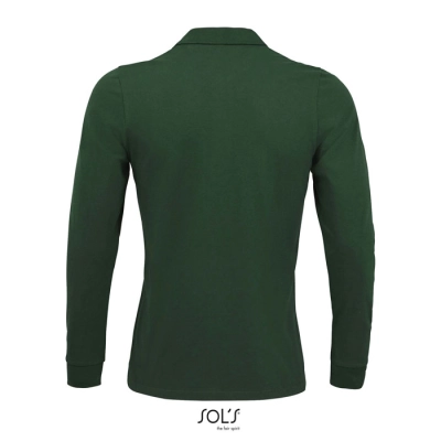 PERFECT LSL MEN - PERFECT LSL MĘSKA POLO 180 - Kolor Ciemno-Zielony