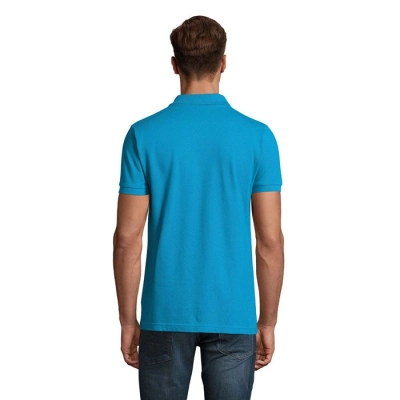 PERFECT MEN - Polo 180g - Kolor Aqua