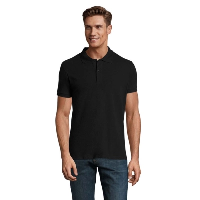 PERFECT MEN - Polo 180g - Kolor Czarny