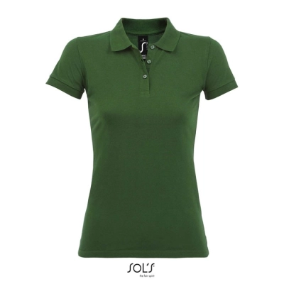 PERFECT WOMEN - PERFECT DAMSKA POLO 180 - Kolor Ciemno-Zielony