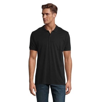 PLANET MEN - polo 170g - Kolor Czarny