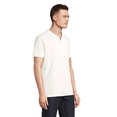 PLANET MEN - polo 170g - Kolor Off-White