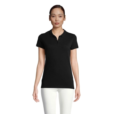 PLANET WOMEN - polo 170g - Kolor Czarny