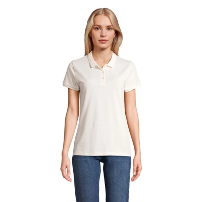 PLANET WOMEN - polo 170g - Kolor Off-White