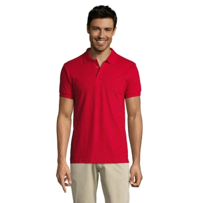 PRIME MEN - PRIME Męskie polo 200g - Kolor Czerwony