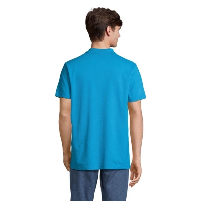 PULSE - UNISEX POLO - Kolor Aqua