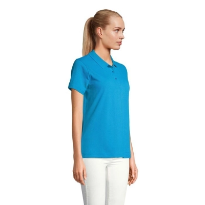 PULSE WOMEN - POLO - Kolor Aqua