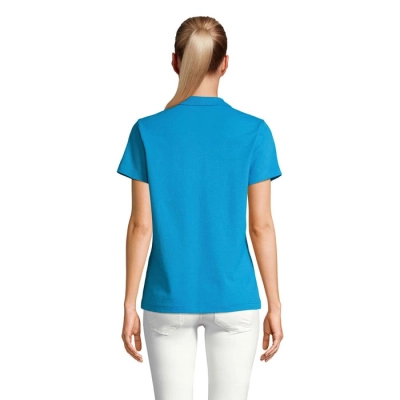 PULSE WOMEN - POLO - Kolor Aqua