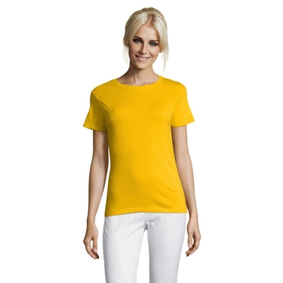 REGENT WOMEN - REGENT Damski T-Shirt 150g - Kolor Dorado