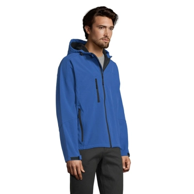 REPLAY MEN - REPLAY męski softshell 340 - Kolor Niebieski