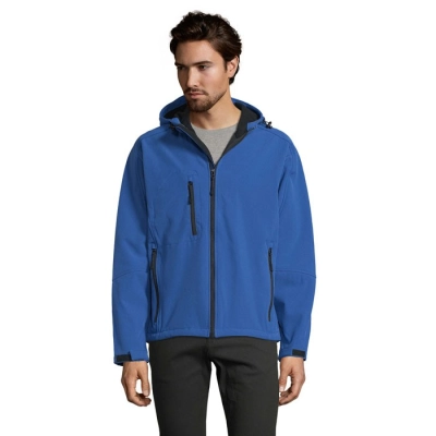 REPLAY MEN - REPLAY męski softshell 340 - Kolor Niebieski
