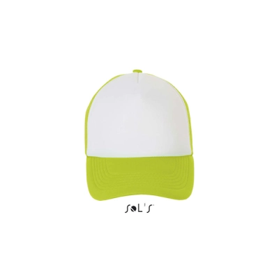 BUBBLE - CAP POLYESTER - Kolor White/Neon Green