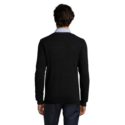 GLORY MEN - V-NECK SWEATER - Kolor Czarny