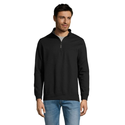 STAN - Bluza z kołnierzem STAN 260 - Kolor Czarny