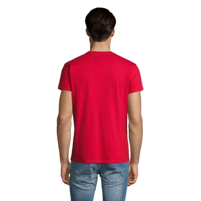 IMPERIAL V MEN - IMPERIAL Męski V T-shirt -WH-3XL - Kolor Czerwony