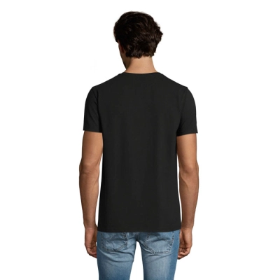 MILLENIUM MEN - MILLENIUM Męski T-shirt 190-WH-3XL - Kolor Deep Black