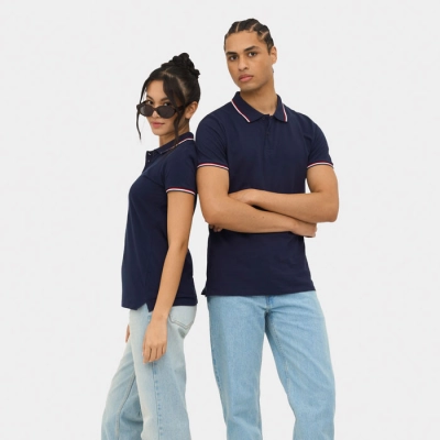 PRESTIGE WOMEN - POLO 200 - Kolor French Navy