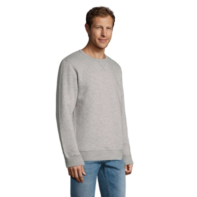 SULLY - męska bluza 280g - Kolor Szary Melanż 2