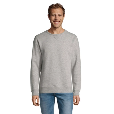 SULLY - męska bluza 280g - Kolor Szary Melanż 2