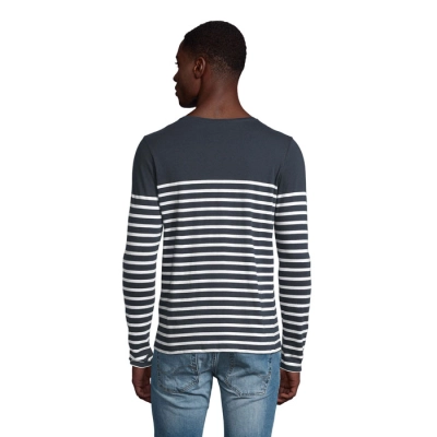 MATELOT LSL MEN - T-SHIRT - Kolor Francuski Granatowy/biały