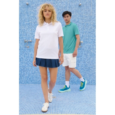 PITCHER - UNISEX POLO - Kolor Pool Blue