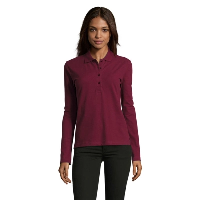 PODIUM - WOMEN'S POLO 210 - Kolor Burgundy