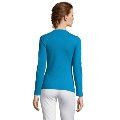 MAJESTIC - Damski T-SHIRT 150g - Kolor Aqua