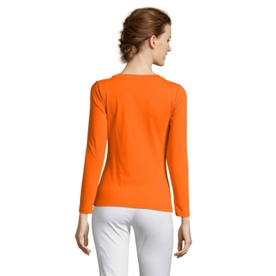 MAJESTIC - Damski T-SHIRT 150g - Kolor Pomaranczowy