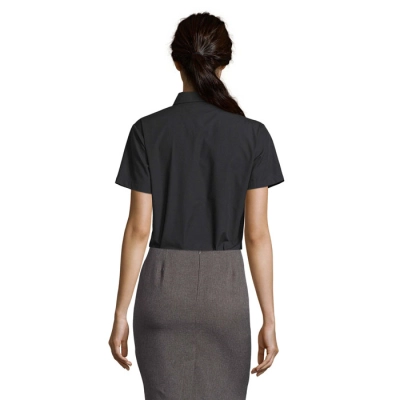 ESCAPE - POPLIN WOMEN SHIRT - Kolor Czarny
