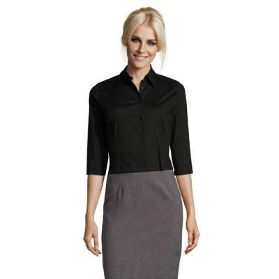 EFFECT - STRETCH WOMEN SHIRT - Kolor Czarny