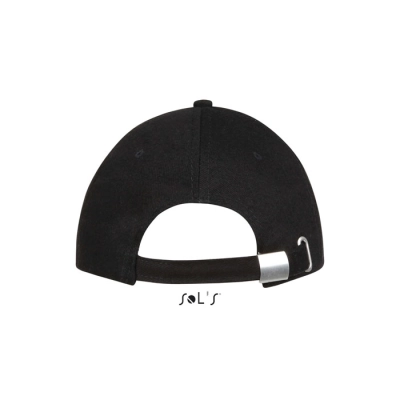 BUFFALO - SIX PANEL CAP - Kolor Negro/Rojo