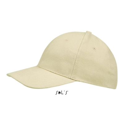 BUFFALO - SIX PANEL CAP - Kolor Beige
