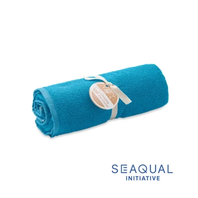 SAND Ręcznik SEAQUAL® 70x140 kolor niebieski