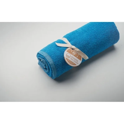 SAND Ręcznik SEAQUAL® 70x140 kolor niebieski
