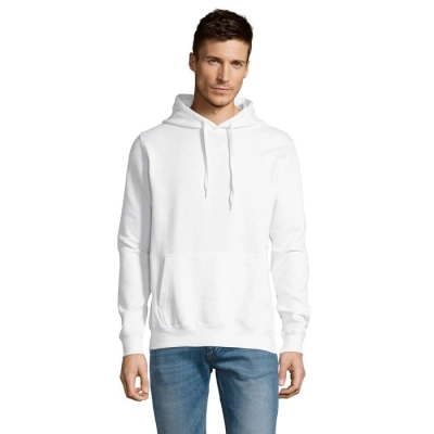 SLAM - Uni Bluza z kapturem - Kolor Bialy