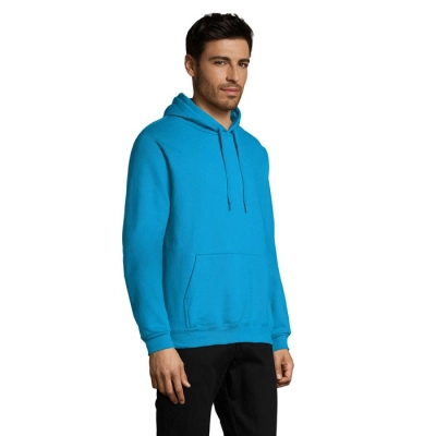 SNAKE - Bluza z kapturem SNAKE - Kolor Aqua